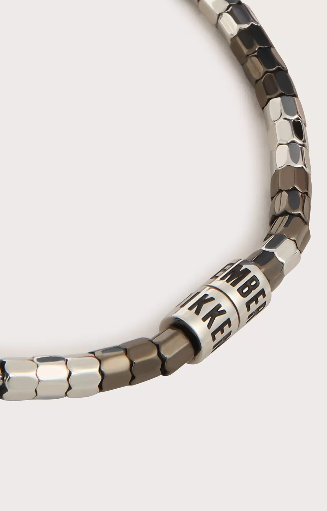Bikkembergs Bracciale Da Uomo Con Elementi A Due Colori 330 Outlet