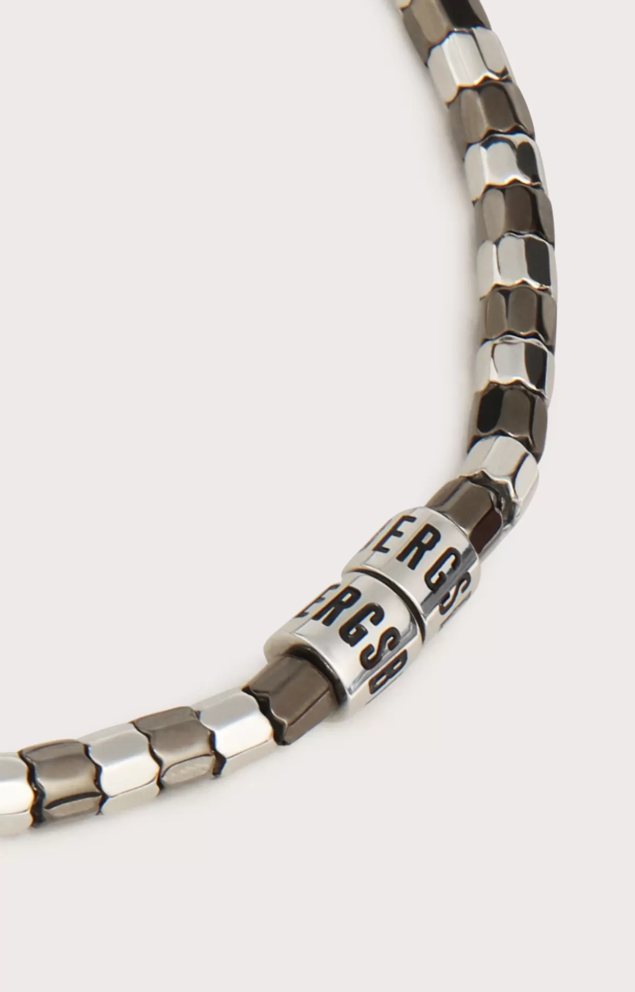 Bikkembergs Bracciale Da Uomo Con Elementi A Due Colori 350 Flash Sale
