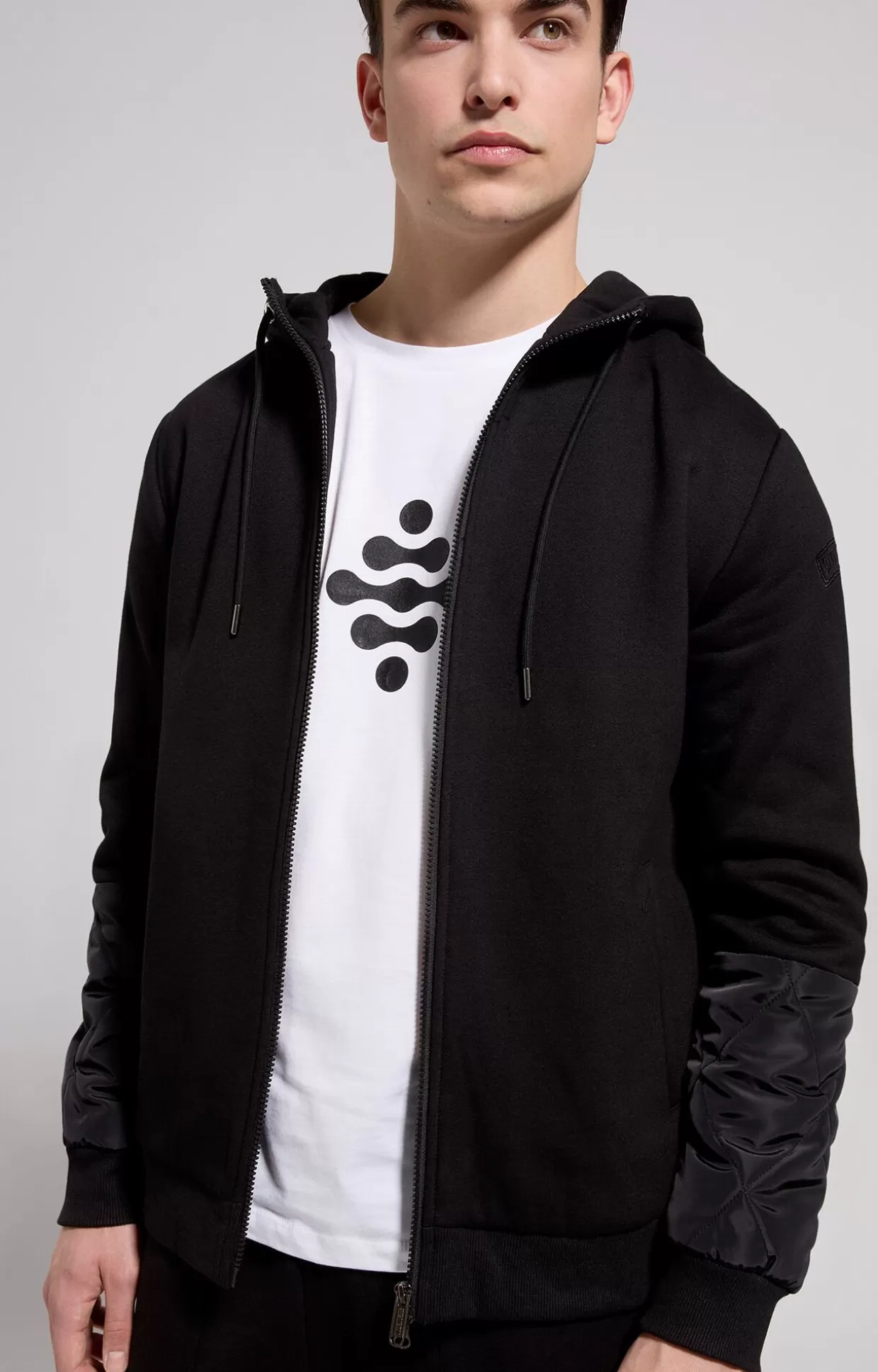 Bikkembergs Felpa Uomo Dettagli Trapuntati black Cheap