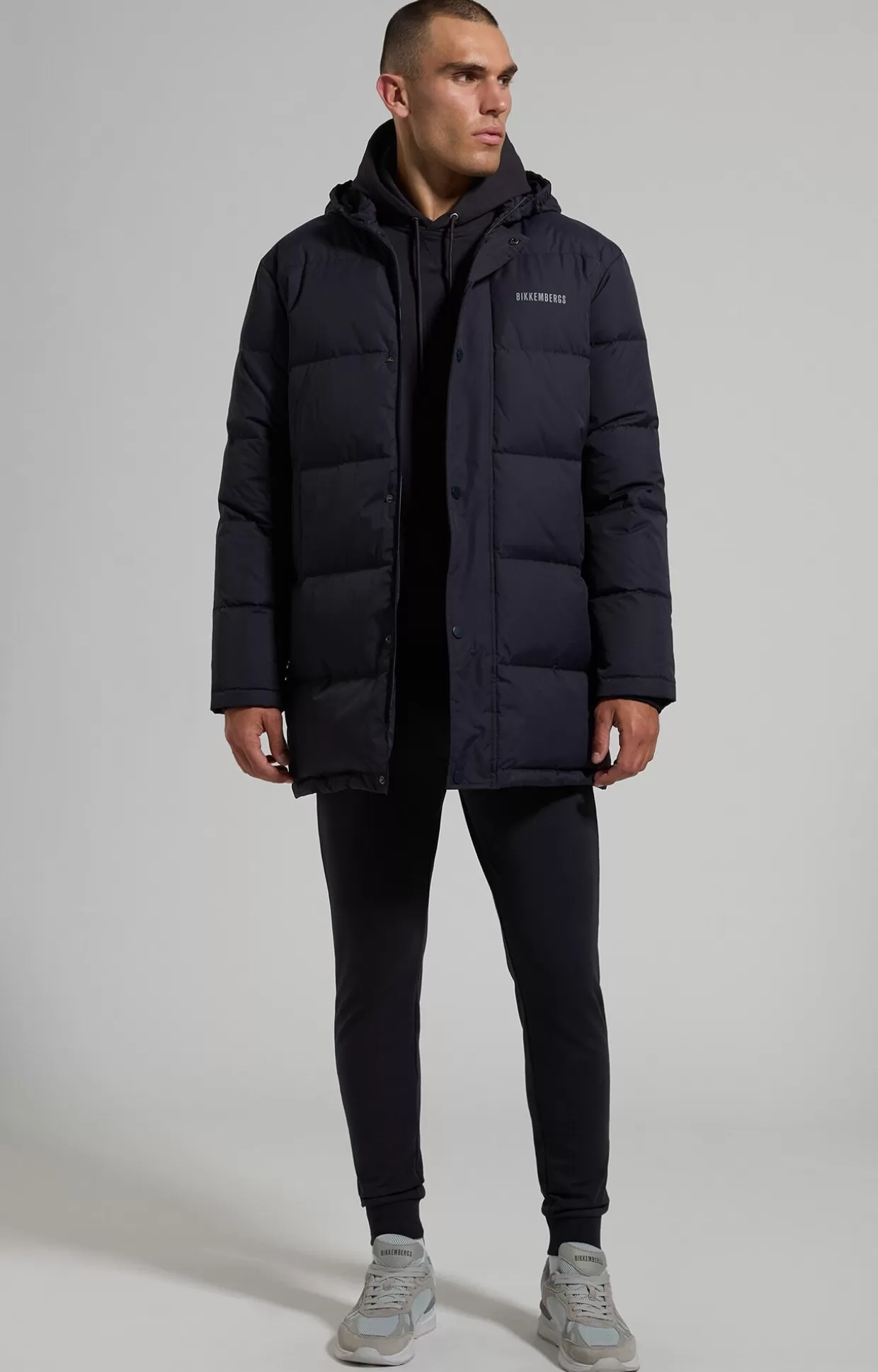 Bikkembergs Piumino Uomo Dettaglio Catarifrangente blue graphite Clearance