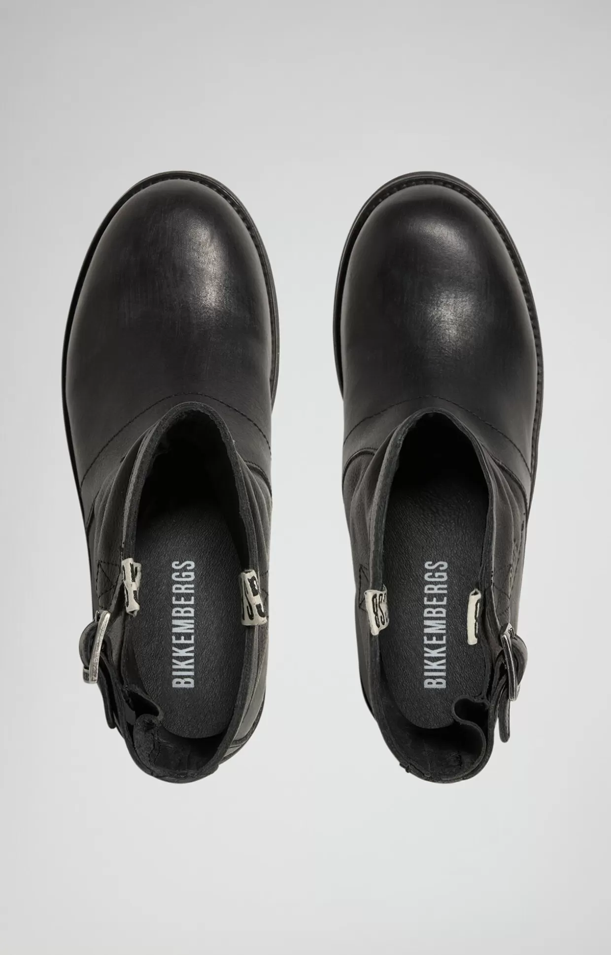 Bikkembergs Stivali Bassi Donna In Pelle Vintage black Clearance